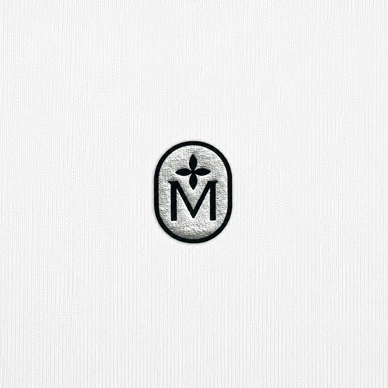 Moracle White Silver-Metallic T
