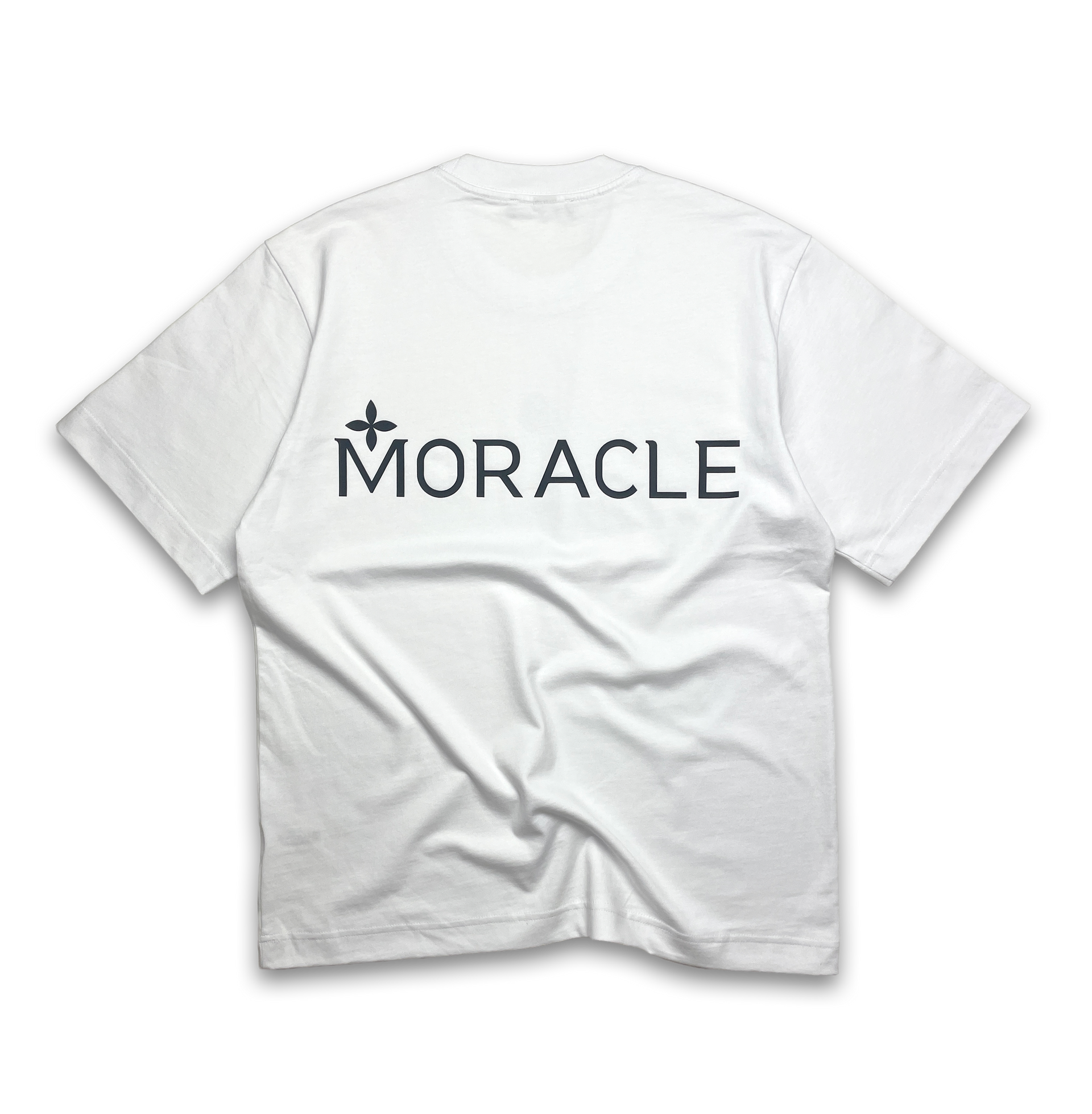 Moracle White Silver-Metallic T