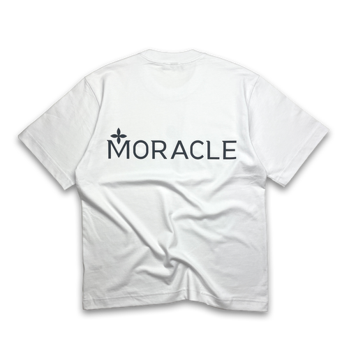 Moracle White Silver-Metallic T
