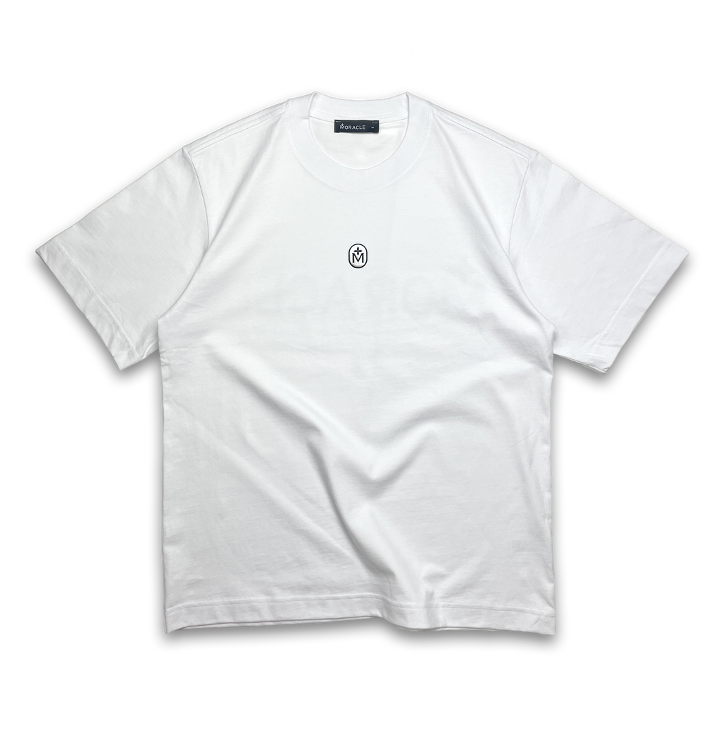 Moracle White Silver-Metallic T